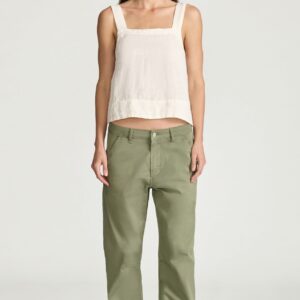 NICA BARREL CHINO IN SEA SPREY SUMMER TWILL - Image 4