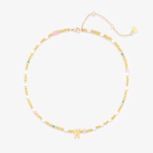 Initial Pearl & Seed Bead Choker - Image 11