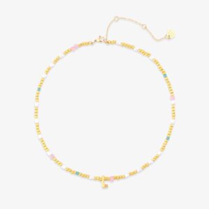 Initial Pearl & Seed Bead Choker - Image 12