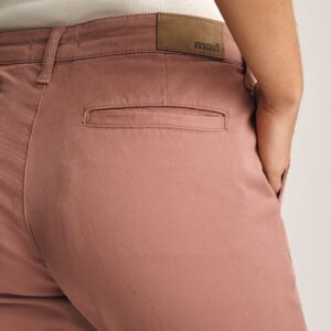 KATHLEEN SLIM CHINO IN OLD MAGENTA TWILL - Image 6