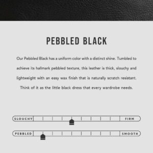 Pebbled--black | infographic