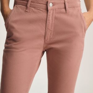KATHLEEN SLIM CHINO IN OLD MAGENTA TWILL - Image 5
