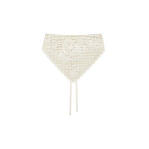 Triangle Bandana - Ivory Rose - Image 1