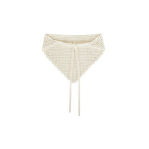 Triangle Bandana - Ivory Rose - Image 4