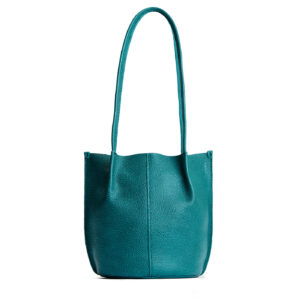 Aquarius*Classic | Petite bucket shaped tote bag with matching leather handles